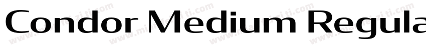 Condor Medium Regula字体转换